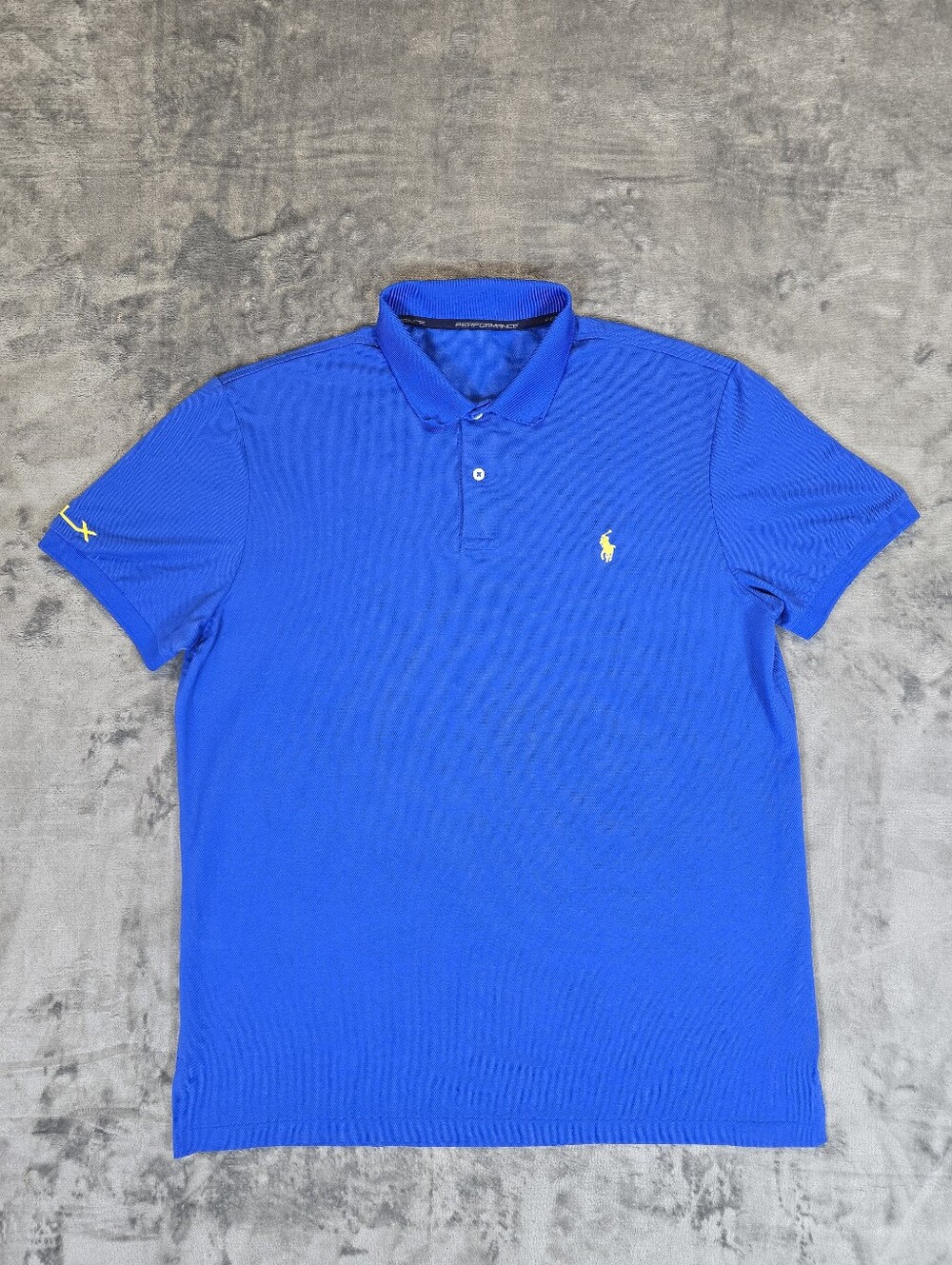 RLX Polo Ralph Lauren Proformace Golf Polo Size Large Blue
